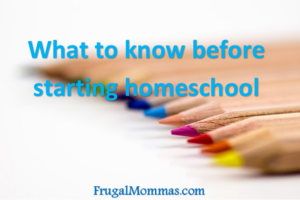 What to know before starting homeschool