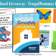 Homeschool Giveaway for Frugal Mommas Launch