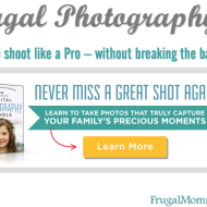 Frugal Photography – Learn to take great pictures