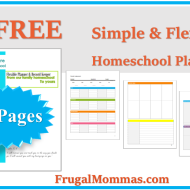 FREE Simple Flexible Homeschool Planner