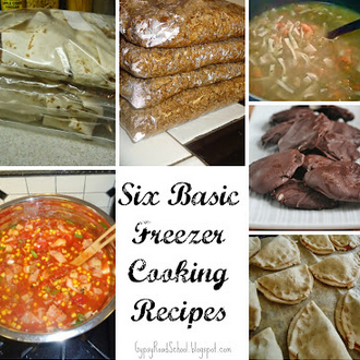 Six Basic Freezer Cooking Recipes