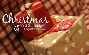 Save Money on Christmas - $5 budget options