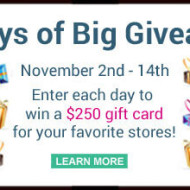 12 Days of Big Giveaways – from Favorite Stores