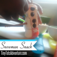 Frugal Mommas Friday Blog LinkUp - Snowman Snack
