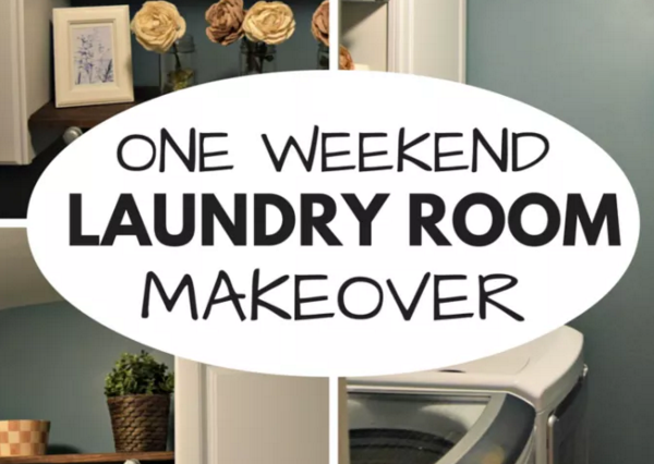 Friday Home Linkup - Laundry Room Makover