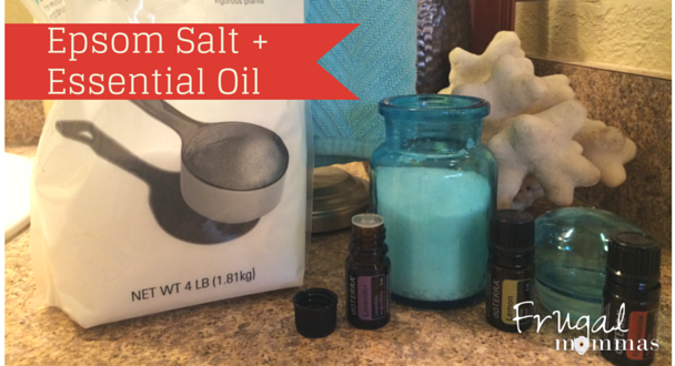 DIY Essential Oil Bath Salts Gift
