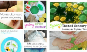 Friday Home Linkup Frugal Mommas - Spring learning for preschools