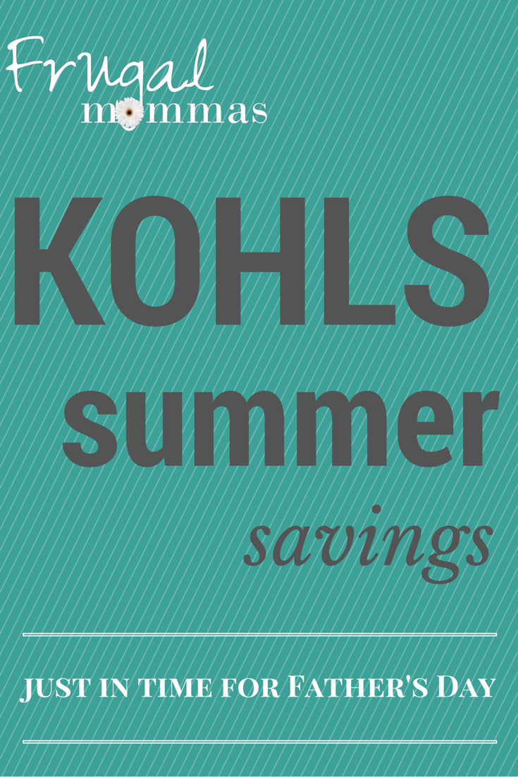 Kohls Summer Savings Coupons