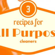 3 Frugal Recipes For All Purpose Cleaners