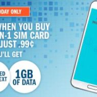 Earn Free Gift Cards – Get 99 Cent SIM Card