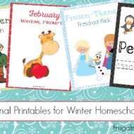 4 Educational Printables for Winter Homeschool Lessons