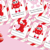 Free Printable Valentine Coupons – Alternative to Candy
