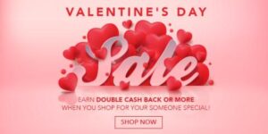 Valentines discounts shopping