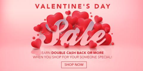 Valentine discount shopping