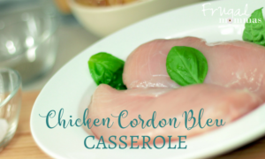 chicken cordon bleu casserole