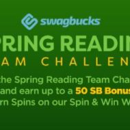 Earn Gift Cards Swagbucks Spring Reading Team Challenge