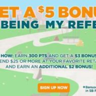 $5 Bonus Gift Card Points with Swagbucks for May