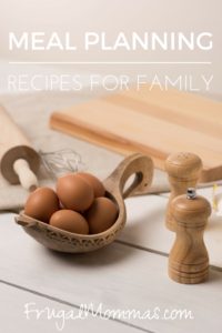 meal planning recipes for family