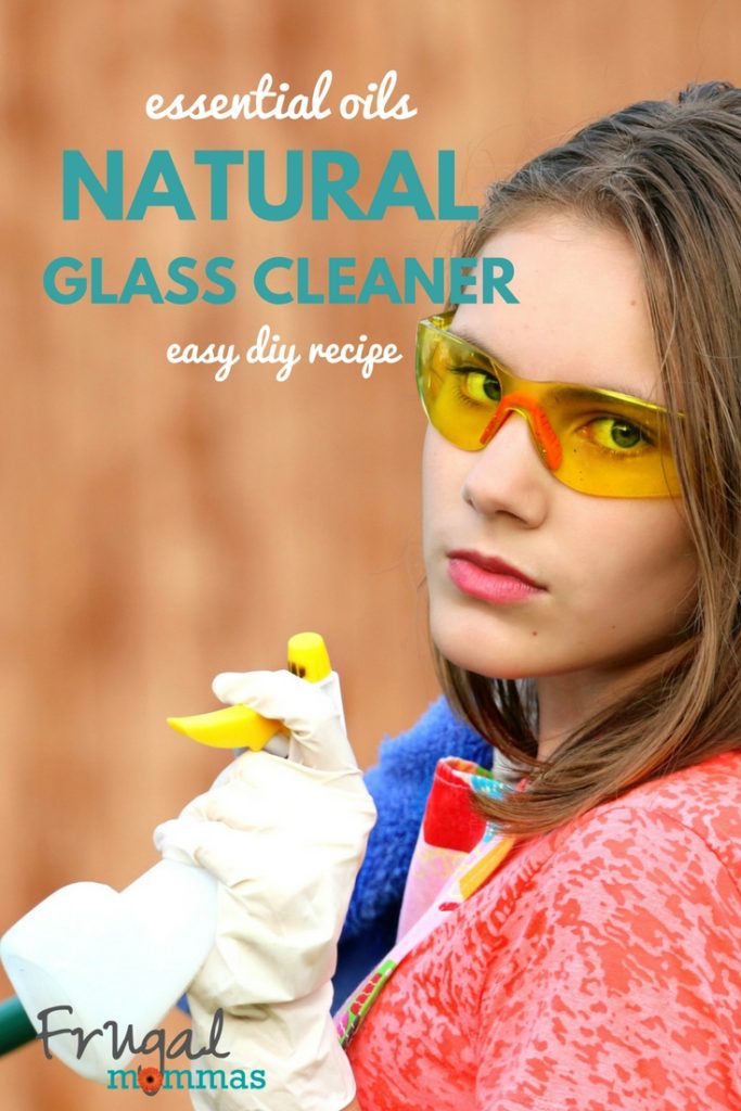 essential oils natural glass cleaner easy diy recipe