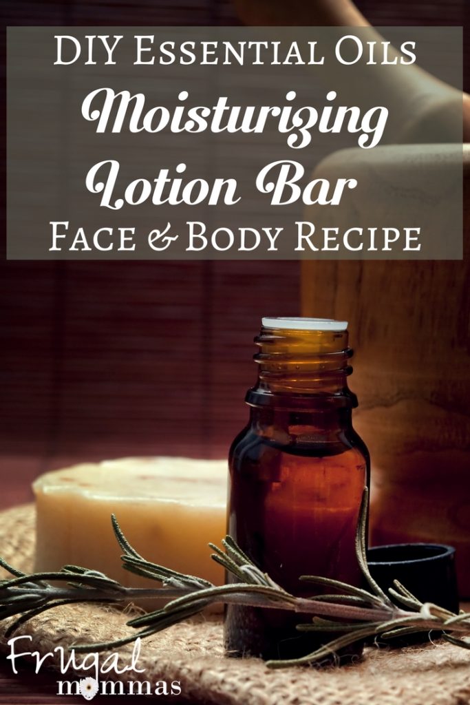 DIY Essential Oils Moisturizing Lotion Bar - Face and Body