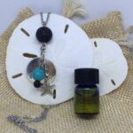 essential oils lava diffuser necklace- Never Give Up Starfish Charm 