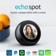 Echo Spot on SALE – Stylish Echo Spot with Screen!