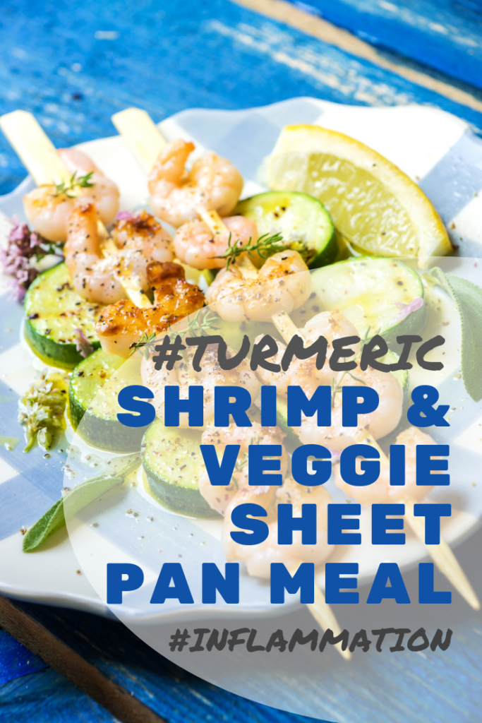 Turmeric Shrimp Vegetable Sheet Pan Meal